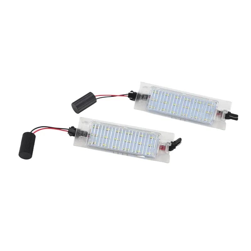 12V LED License Plate Light For Fiat Bravo Argo Grande Punto Evo Siena 500L Doblo Croma Marea Tipo Multipla Seicento