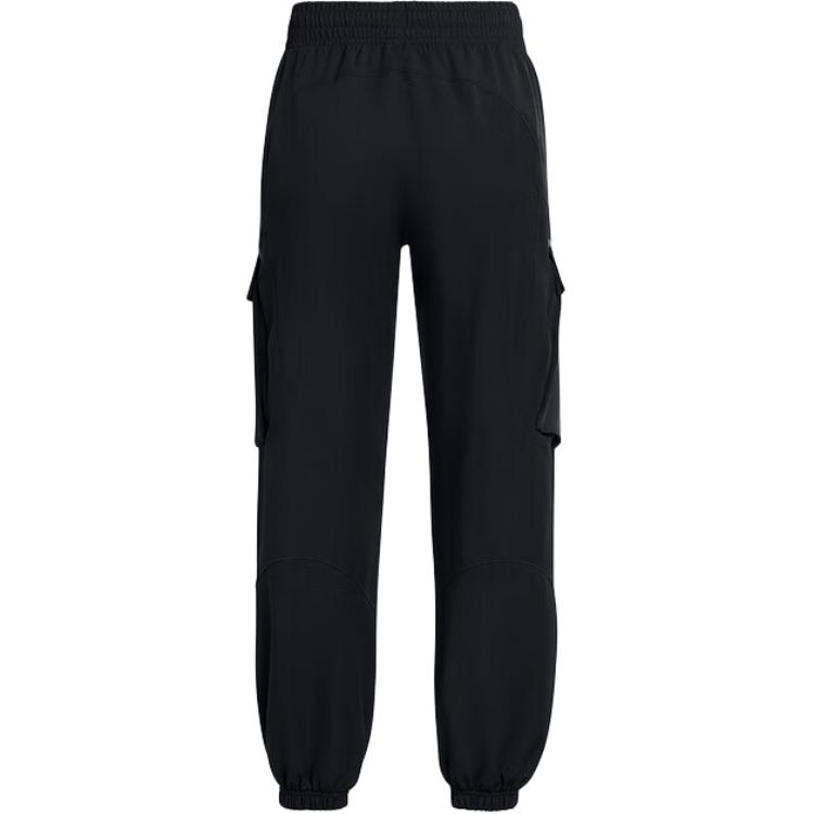 Under Armour Outdoor Comfortable Solid Color Woven Mid-Rise Casual Pants Women bottoms Black 1386481-001