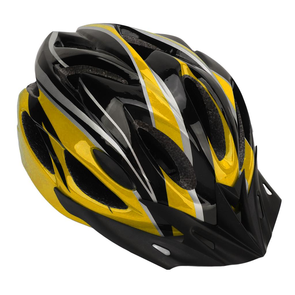 Bike Helmet PC EPS High Density Breathing Holes Adjustable Strap Detachable Liner Cycling Helmet for Sports Safety