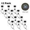 6/12 Pack Solar Pool Lights, Waterproof LED Ambient Lighting for Fence, Garden, Patio, Pathway, Porch, Decorative Outdoor Lamp