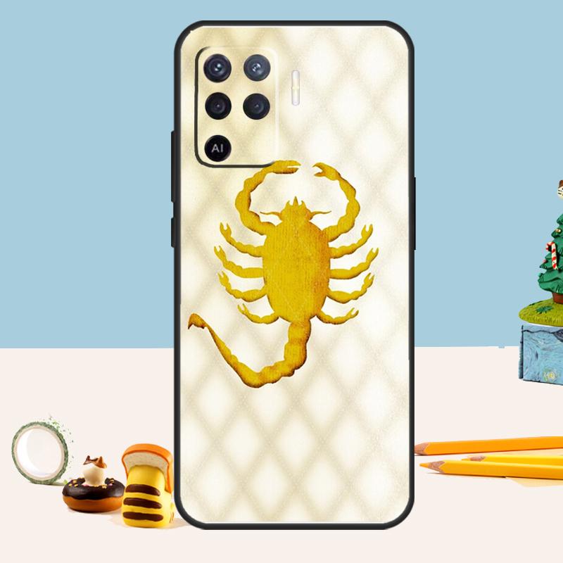 Scorpion For OPPO A98 A78 A58 A53 A54 A57 S A52 A72 A17 A77 A74 A94 A5 A9 A53 A15 A16 A76 A96 Case