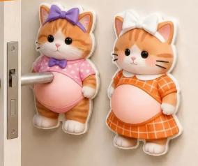 Decorative With, Set of 2, Animal Door for Home and