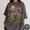 Vintage Protoceratops Graphic Tee, Retro 90s Dinosaur Scene Shirt, 80s Paleontology T-Shirt, Stegosaurus Fossil Dino Lover Gift, Dino Tee