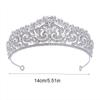 Zinc Zinc Alloy Princess Crown Baroque Crown Hair Accessory Luxury Rhinestone Tiara  Wedding