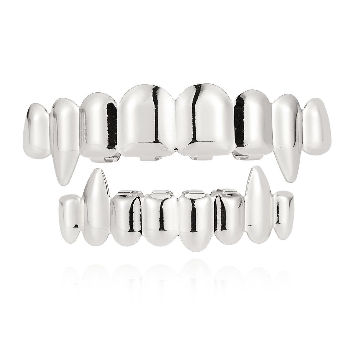 

Позолочені хіп-хоп вампірські ікла: Грильзи на вісім зубів для чоловіків та жінок