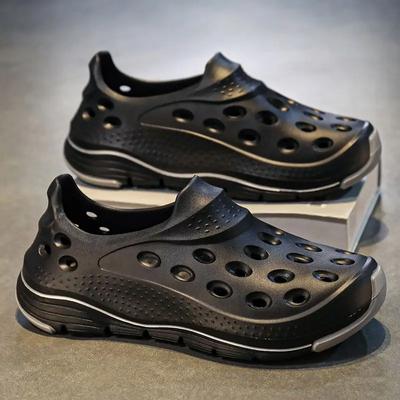 Zapatos de Moda con Agujeros Zapato Masculino con Plataforma Color Deportivo Adulto Caros Cómodos en Oferta Alta Calidad al por Mayor PVC 39 Sandalia de Hombre