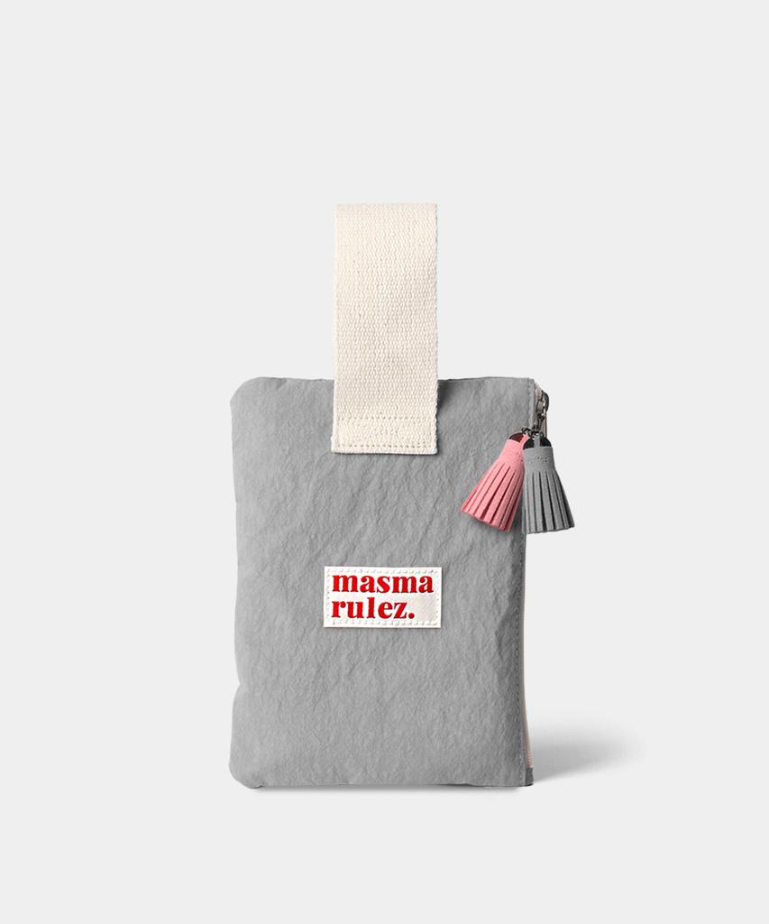 Masmarulez Strap Pouch _ Solid Gray