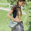 New Lee Fabric Shoulder Bag, Crossbody Bag Unisex Ginger Yellow/Light Gray Purple/Sage Green LE250617M