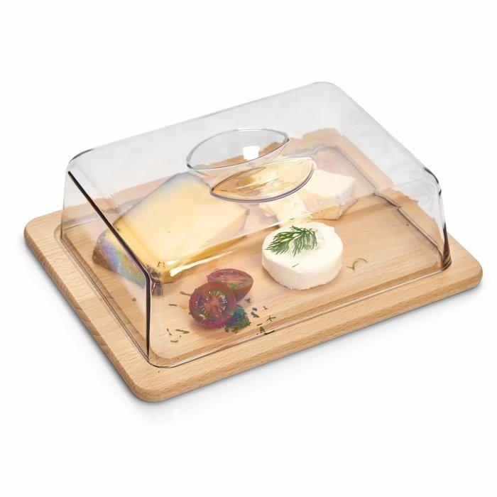 Plateau a fromage - cloche a fromage Zeller - 22028 - 2057553 Cloche a Fromage Multicolore 25 x 20 x 8 cm
