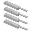 4Pcs Push Release Latch Cabinet Door Buffer Rebounder Plastic Automatic Damper Cupboard Latch Furniture Hardware