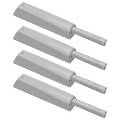 4Pcs Push Release Latch Cabinet Door Buffer Rebounder Plastic Automatic Damper Cupboard Latch Furniture Hardware
