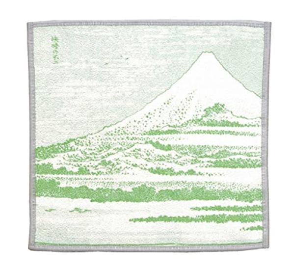 Japanisches Kyoto Taschentuch zum Putzen von Brillen und Smartphones Stoff Fein Klar Rot Fuji Waren, Accessoires, Doppelseitig [Ukiyo-e Sammlung]