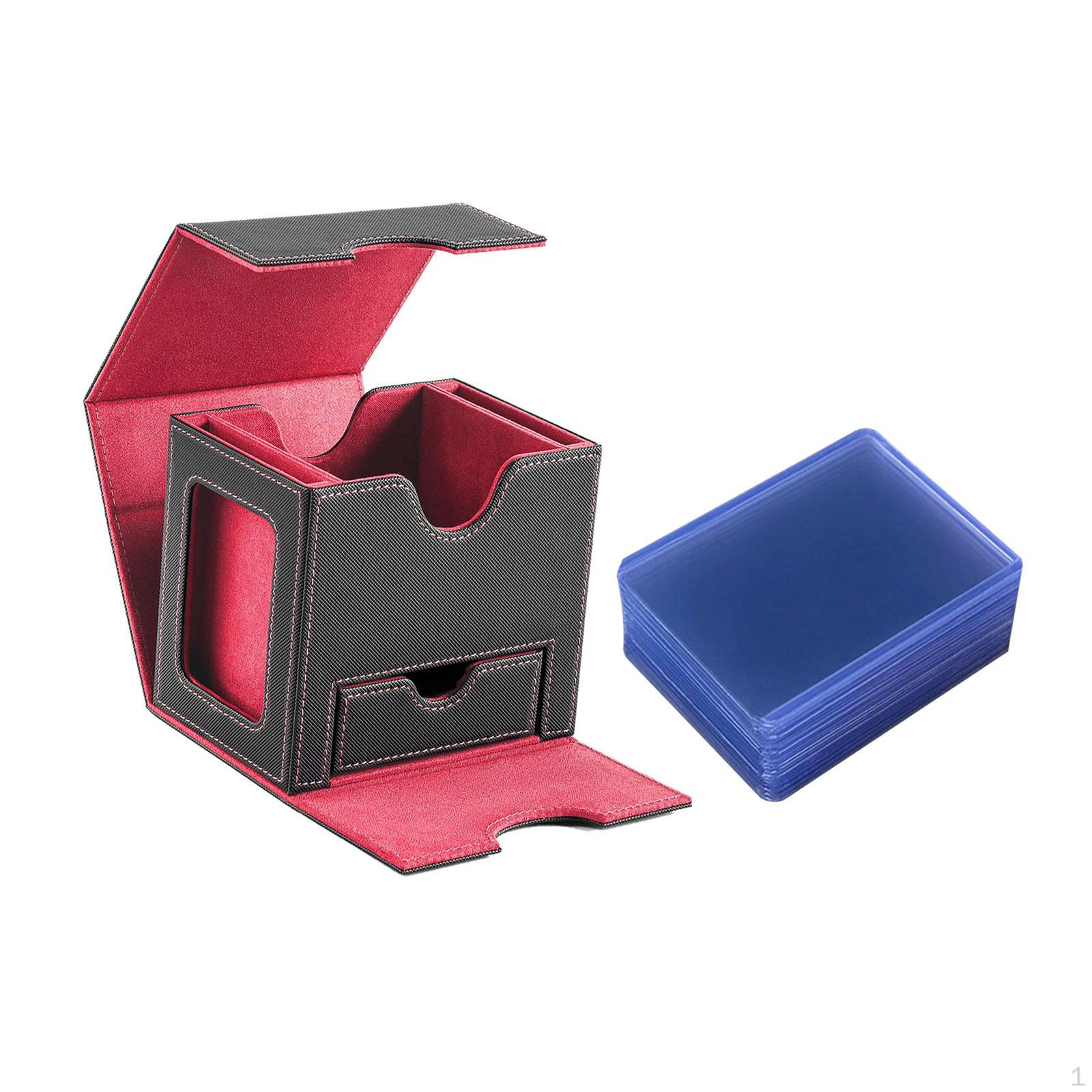 

Держатель для колоды карт, контейнер для коллекционных карт, прочный, кейс для колод на 100 штук