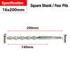 1Pcs 110-500mm SDS Plus Masonry Drill Bit Electric Hammer Drill Bit  For Rotary Hammer Drilling