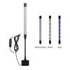 D C 5V 7W 20LED Aquarium Light Fish Jar Clamp Clip View Lamp USB Powered Operated 3 Lighting Colors Changeable 10 Levels   Brightness Dimmabl