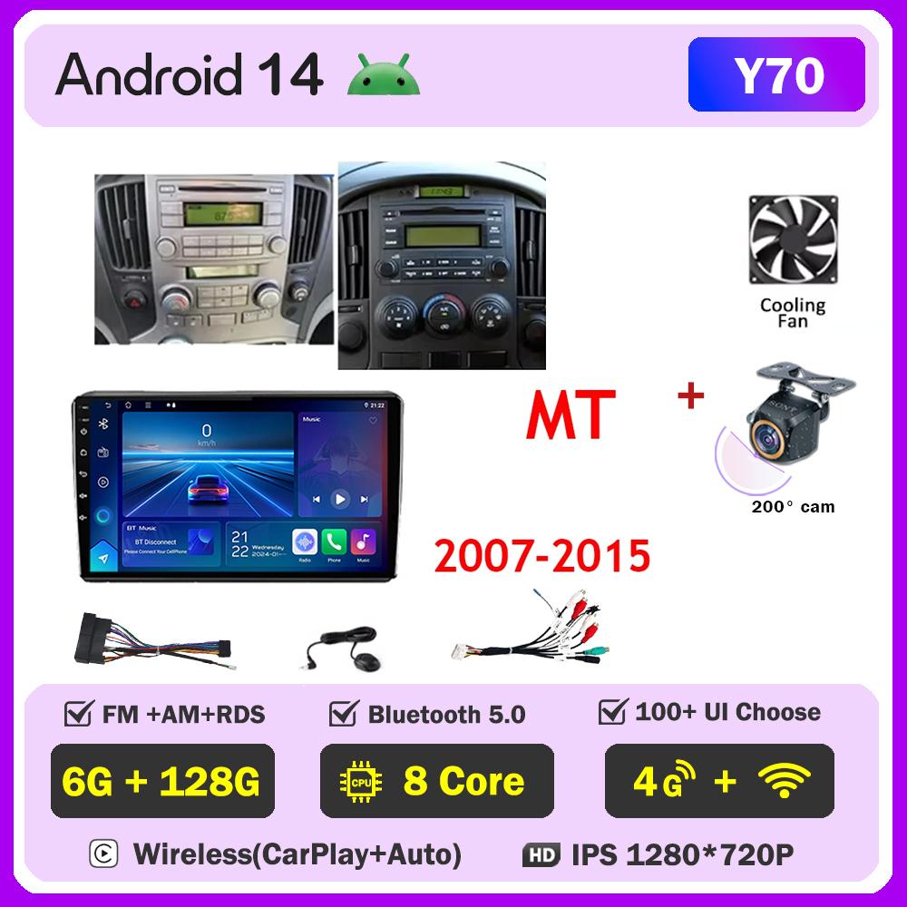 Pentru Hyundai H1 Grand Starex i8000 TQ 2007 - 2015 Player Radio Auto Ecran Carplay Auto Autoradio Mirror Link Carplay Android auto