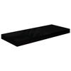 VidaXL Floating Wall Shelf High Gloss Black 60x23.5x3.8 Cm MDF