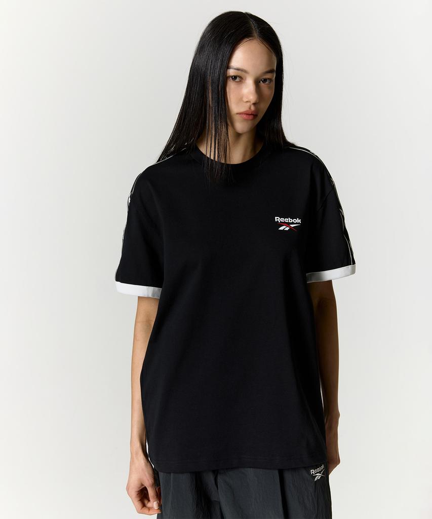 Reebok Vector Ringer T-Shirt - Black