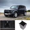 For Land Rover Defender 90 110 130 -2025 ABS Black Car Center Console Water Cup Holder Storage Box Interior Accessories
