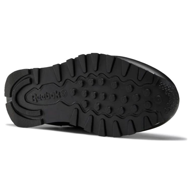 Reebok Seria Klasyczna Skórzana Wygodne Codzienne Amortyzacja Wstrząsów Niskie Buty do Biegania Unisex Sneakers Czarny Biały DV8629