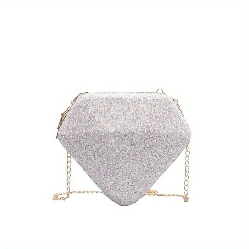 Pop Trendy Korean Edition Sequin Diamond TYPE Shoulder Bags Versatile Bag Women's One Shoulder Crossbody Bag