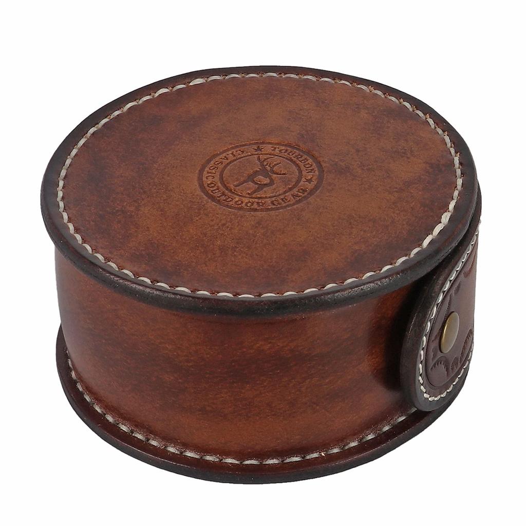 Tourbon Watch Case Leather Watch Storage Box for 1 Watch Travel Business Trip