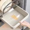 Large Pull-out Dish Rack Drawer Type Dish Drainer Storage Rack Durable Cabinets Organizer  Kitchen