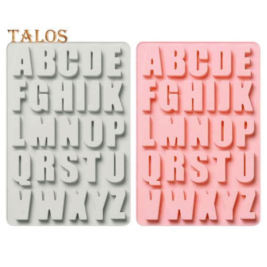 26písmenová nepřilnavá silikonová forma na čokoládové dorty DIY Nástroj na pečení dortových forem odolných vysokým teplotám