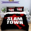 3pcs Duvet Cover Set (1*Duvet Cover + 2*Pillowcase, Without Core), SLAM DUNK Print Bedding Set, Bedroom Decor, All‑Season, Birthday Gift