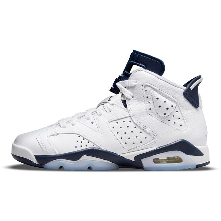 New Jordan Kids Air Jordan 6 Retro 'Midnight Navy 2022' Sneakers 384665-141