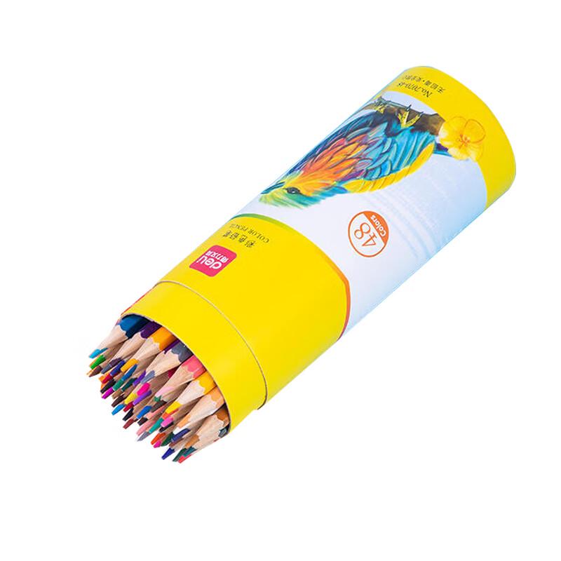 Deli 48-Color Oil-Based Hexagonal Colored Pencil Set