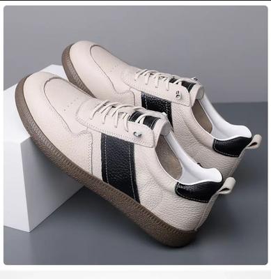 Luxury Brand Genuine Leather Men Muller Shoes Trend Casual Flat Designer Male Outdoor Sneakers Non-slip Vulcanized Shoes