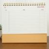 Stable Base Coil Calendar Writable Memo Standing Flip Calendar Table Planner  Academic Planner