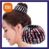 Xiaomi Rhinestone Hair Bun Maker Korean Style Hair Ring Elegant Hairpin Crystal Hair Accessory For Women Bridal Party Headpiece