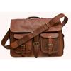 New Men's Vintage Leather Satchel Shoulder Laptop Messenger Briefcase Office Bag