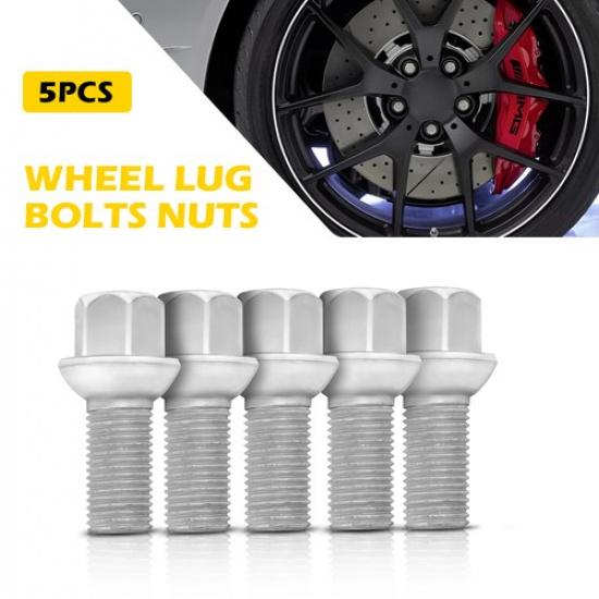 5X Lug Nuts Wheel Bolts Fit Mercedes Benz R320 R350 ML350 ML500 ML450 ML55 ML63
