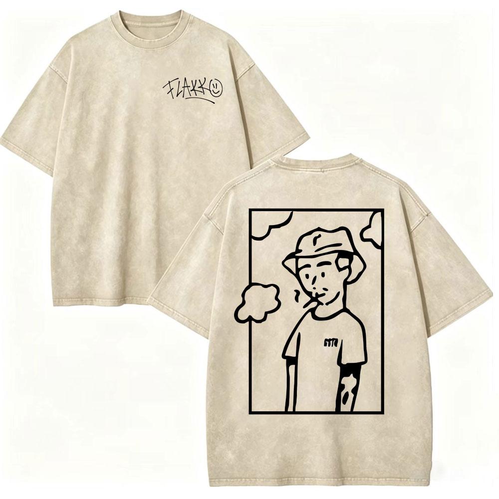 Vintage Washed Rapper Rels B Album Merch Tshirts Men Women Hip Hop Fashion Short Sleeve T Shirt Summer Casual Cotton Tshirts