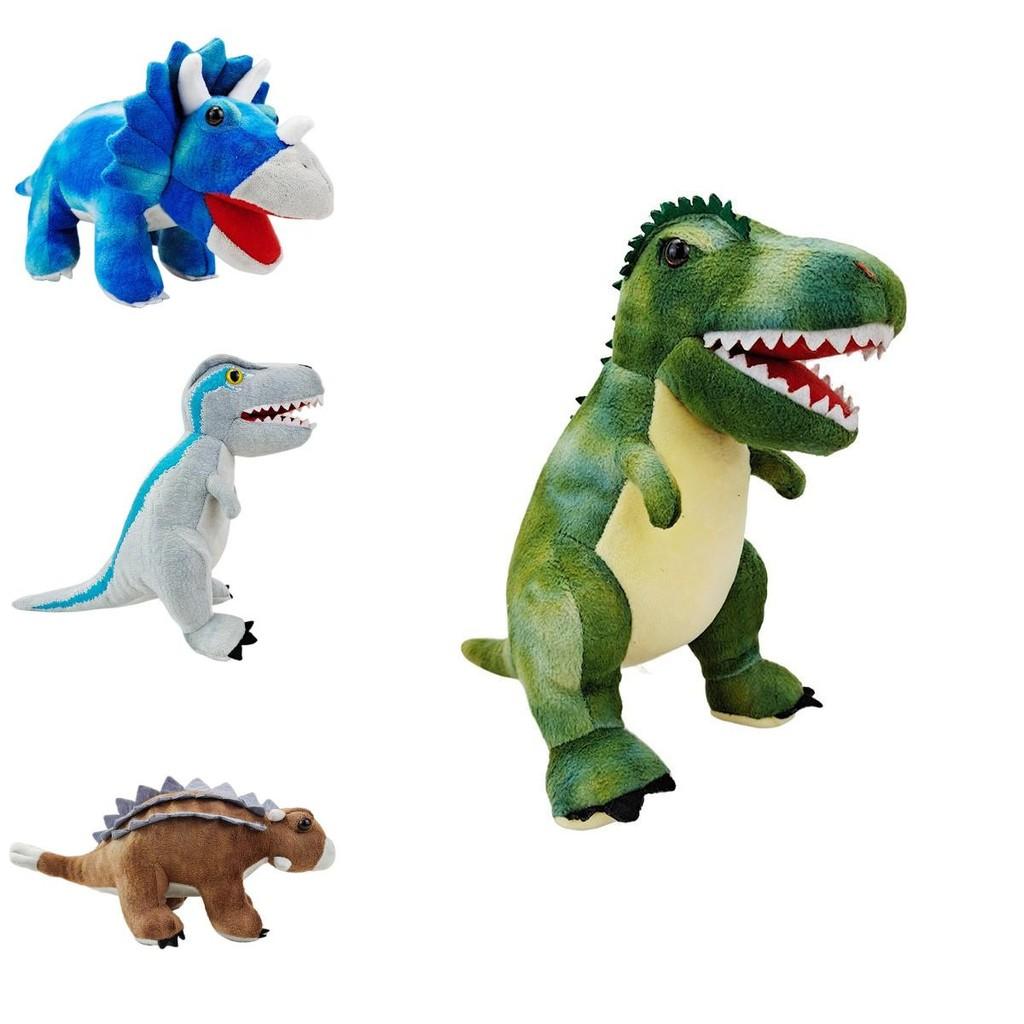 Adorable Plush Dinosaur Stuffed Toys Perfect Holiday Gifts Triceratops And T-rex