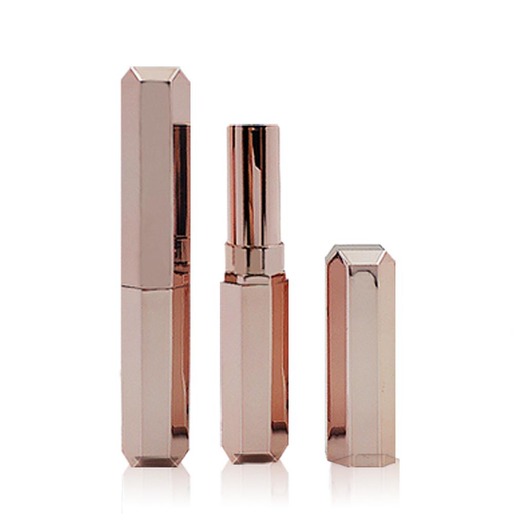

DIY Lipstick Tube Octagonal Diamond Diamond Empty Tube Packaging Material Mouth Wax Tube Lip Balm Tube Lipstick Tube 5pcs