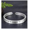 Adjustable Vintage Tibetan Mantra Solid Cuff Bracelet Men Women Ethnic Boho Style Plated Copper