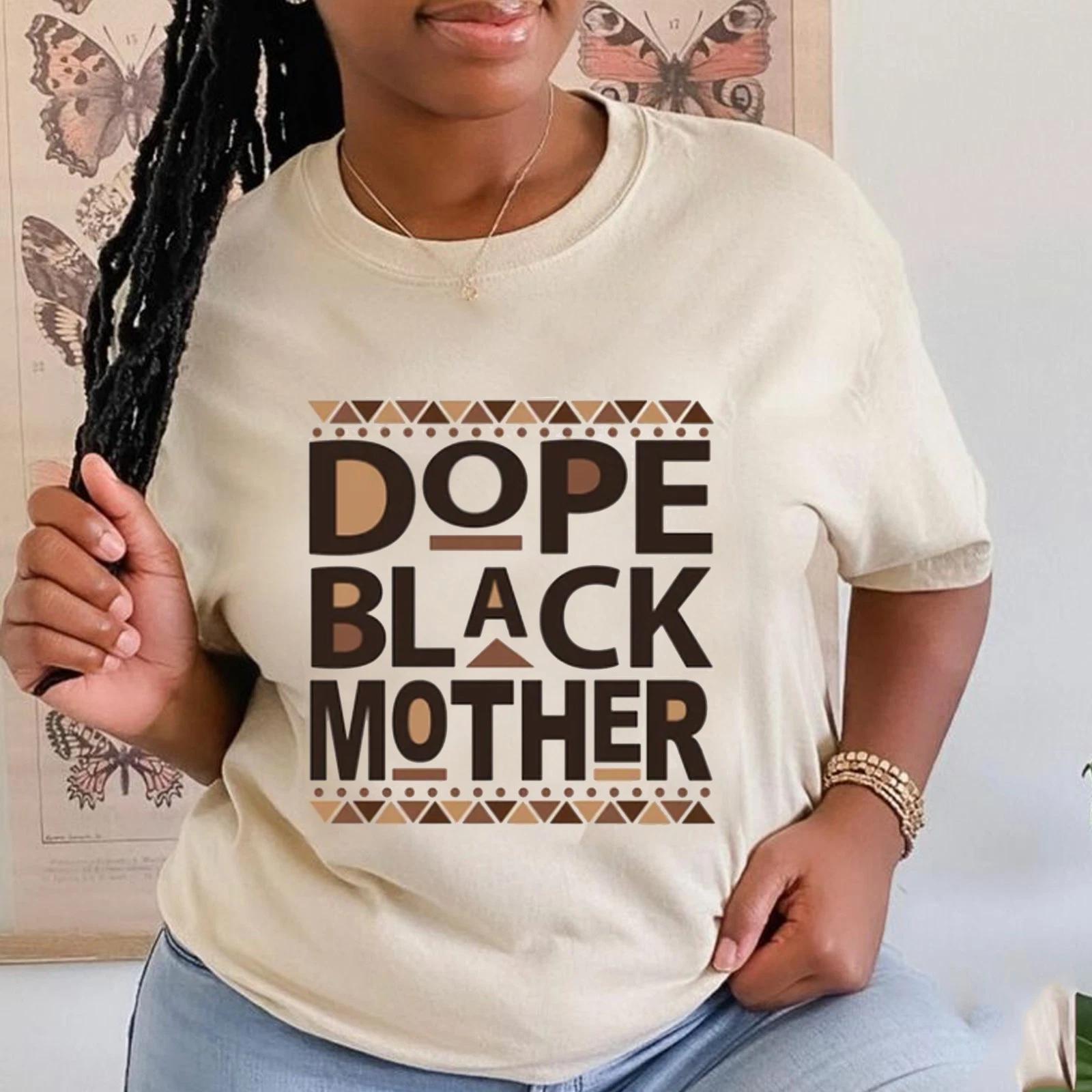 Крутая черная футболка для мамы, Крутая черная футболка для мамы, Подарок на День матери для гордой черной мамы 4XL