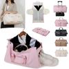 Fashion New PU Waterproof Travelling Bags Outdoor Short Distance Business Trips Duffel Bag Unisex Large Capacity Suit Storage Crossbody Bags