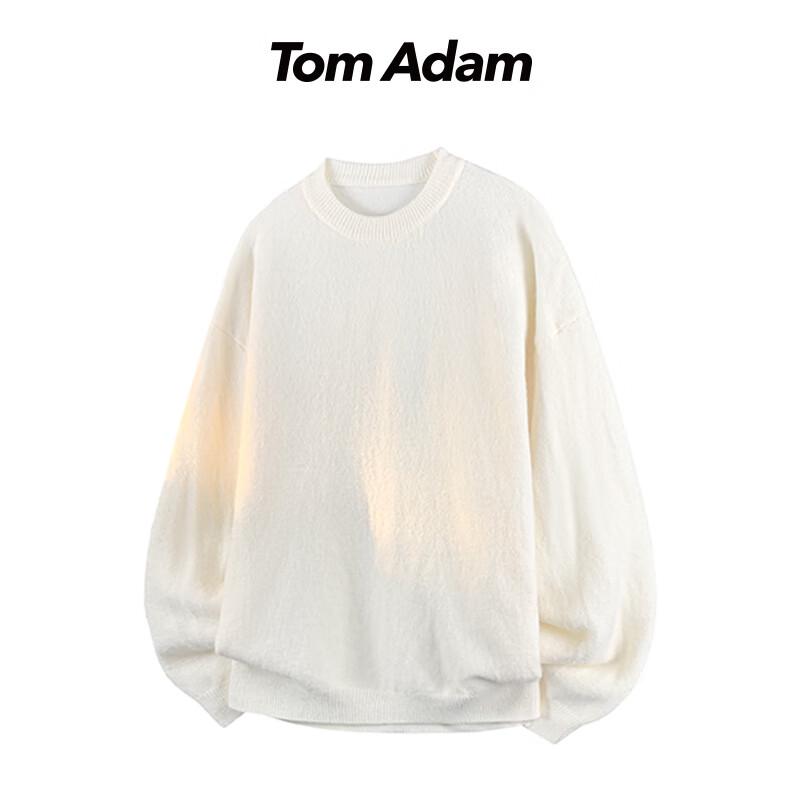 

ТОМ АДАМ Мужской вязаный свитер с круглым вырезом свободного кроя 3XL