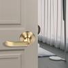 Straight Lever Privacy Door Handle Interior Reversible Hardware Lockset  for Bedroom