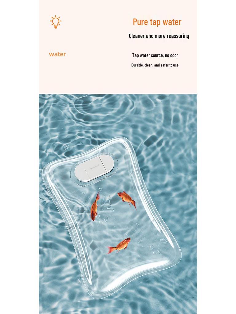 Extra Large Rechargeable Hand Warmer: Explosion-Proof Hot Water Bottle for Women