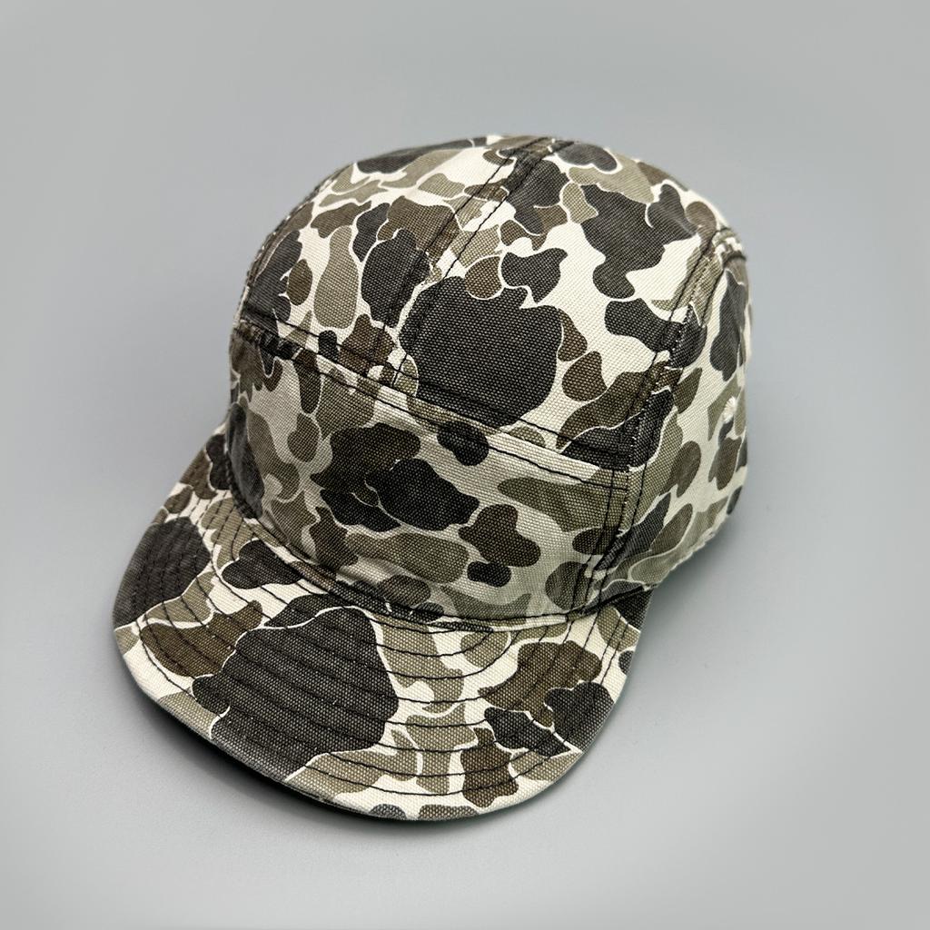 Niche Camouflage American Alphabet Embroidered Light Board Baseball Cap Men'S And Women'S Sunshade Flat-Brimmed Cap