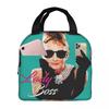 Audrey Hepburn Insulated Lunch Bag for Women Kids Leakproof Food Boxes Thermal Lunch Box Tote