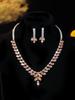 Alloy Necklace Set - Fashionable Banquet Jewelry Chain For Women - Bridal Wedding Jewelry Set