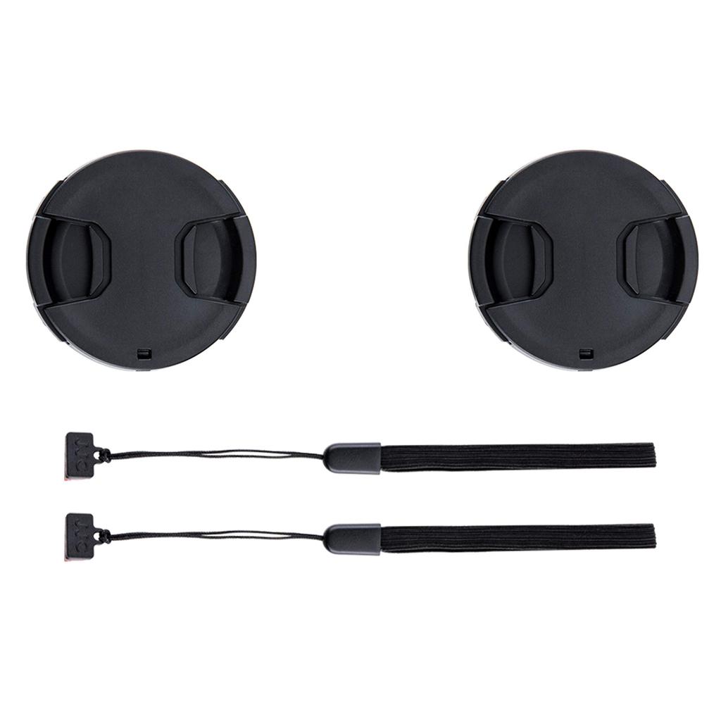 Front Lens Cap Cover with Deluxe Cap Keeper for Sony A7C A7C with Sony E Kit Lens or FE Kit Lens 2-Pack 40.5mm ZV-E10, ZVE10, ZV-1F, ZV1F, A6700,