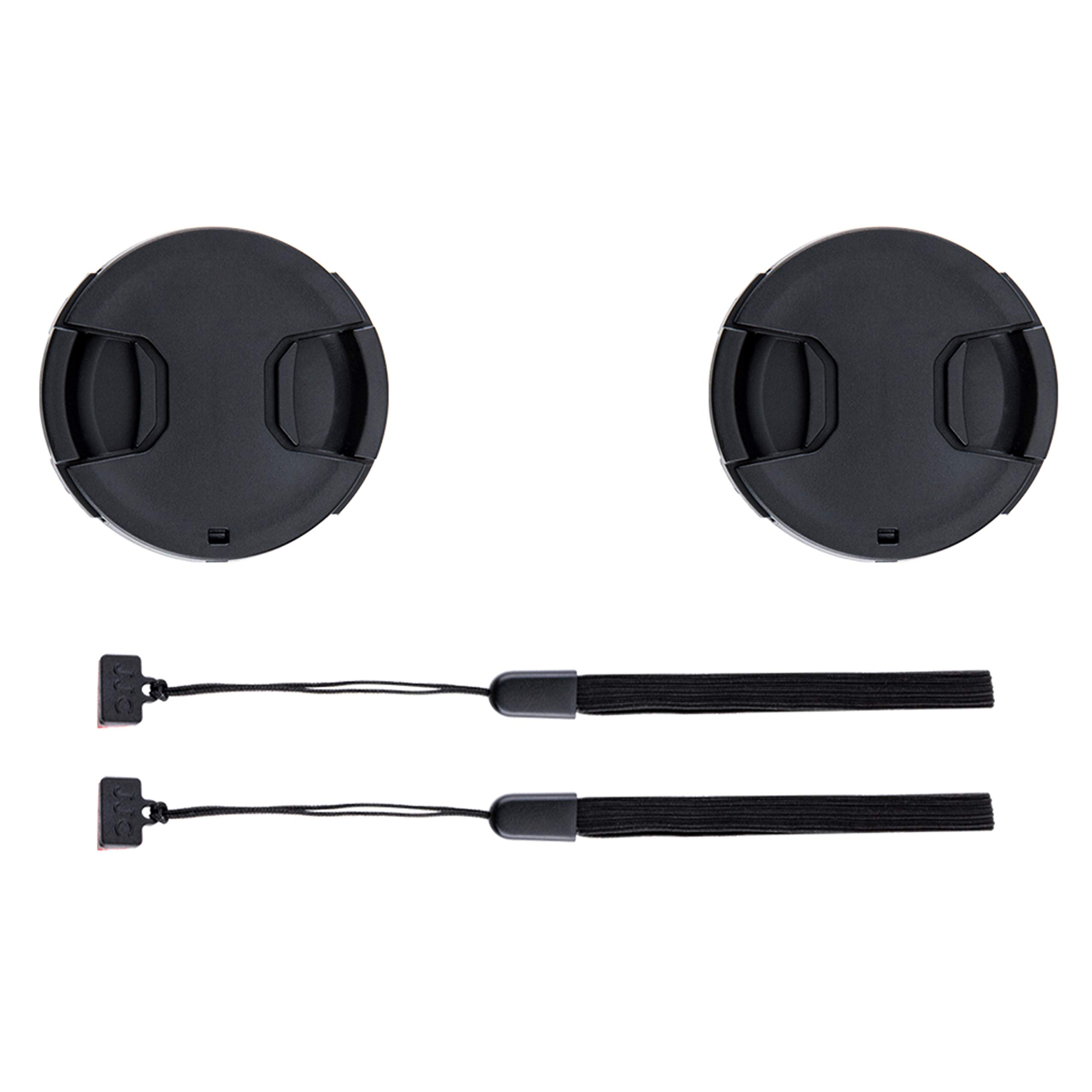 

2 Pack Front Lens Cap Cover with Deluxe Cap Keeper for Sony ZVE10 ZV1F A6700 A6400 A6300 A6100 A6000 A6500 A5100 ZVE1 A7C II A7C with Sony E mm Kit